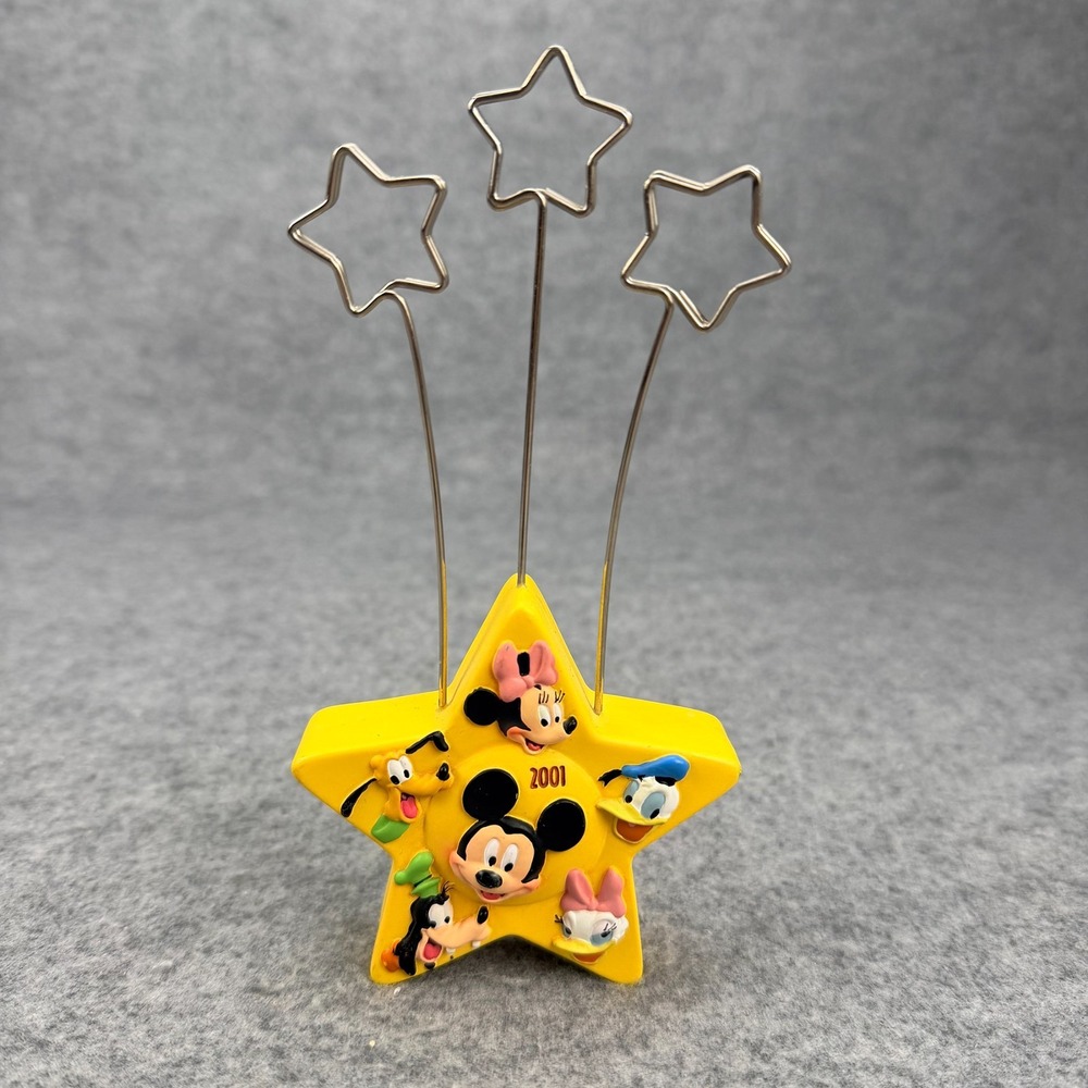 Hallmark Disney Walt's 100th Star Photo Holder, 1928 & 2001 Characters